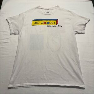 MF Doom Supervillain White T-Shirt